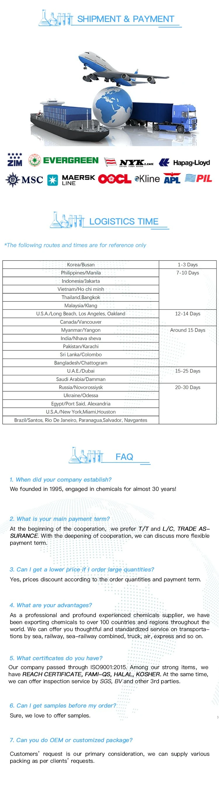 Dye Industrial Grade Chemical CH2cl2 Supplier CAS 75-09-2 Dcm Methylene Chloride